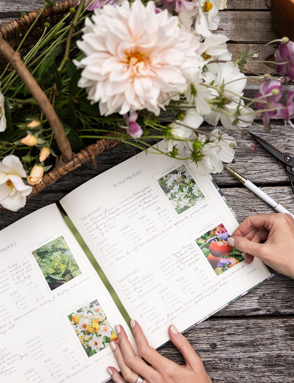 Bespoke Letterpress Heirloom Gardening Journal