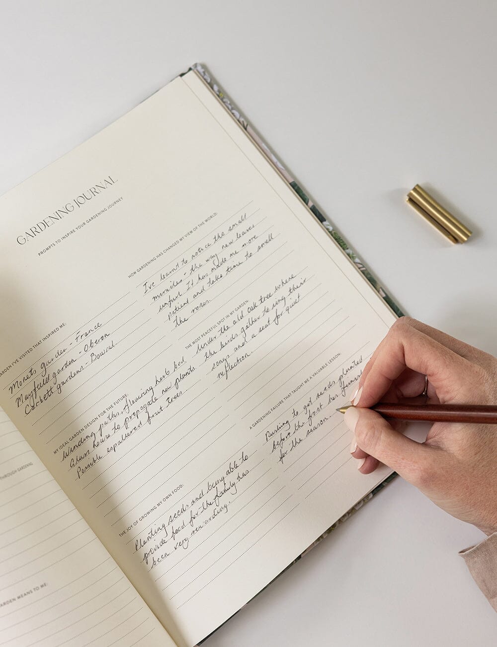 Bespoke Letterpress Heirloom Gardening Journal