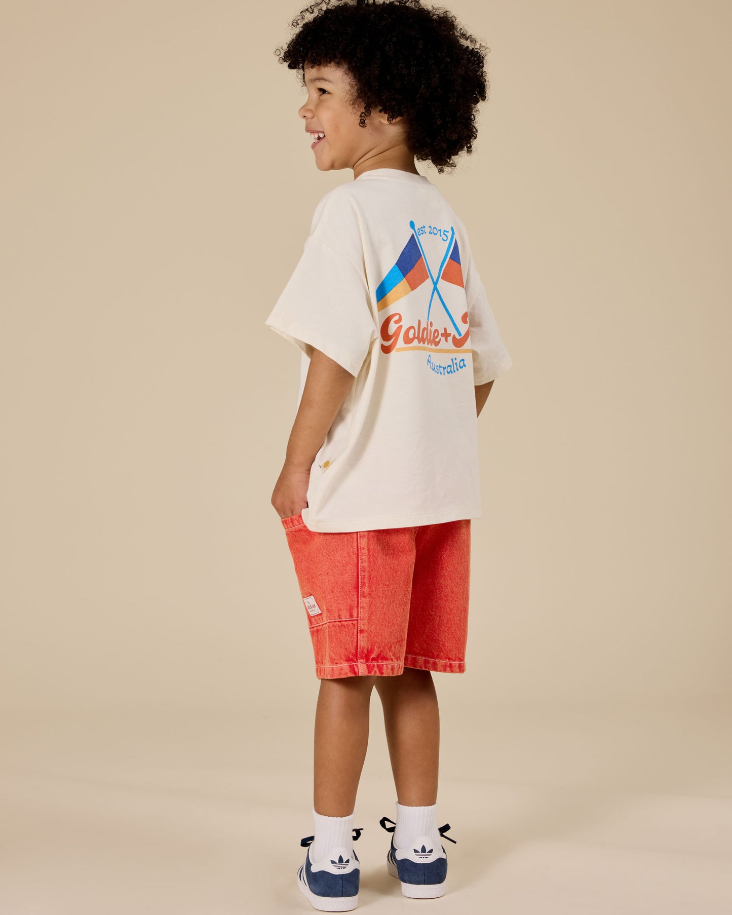 Goldie + Ace Nautical Flag Oversized Tee