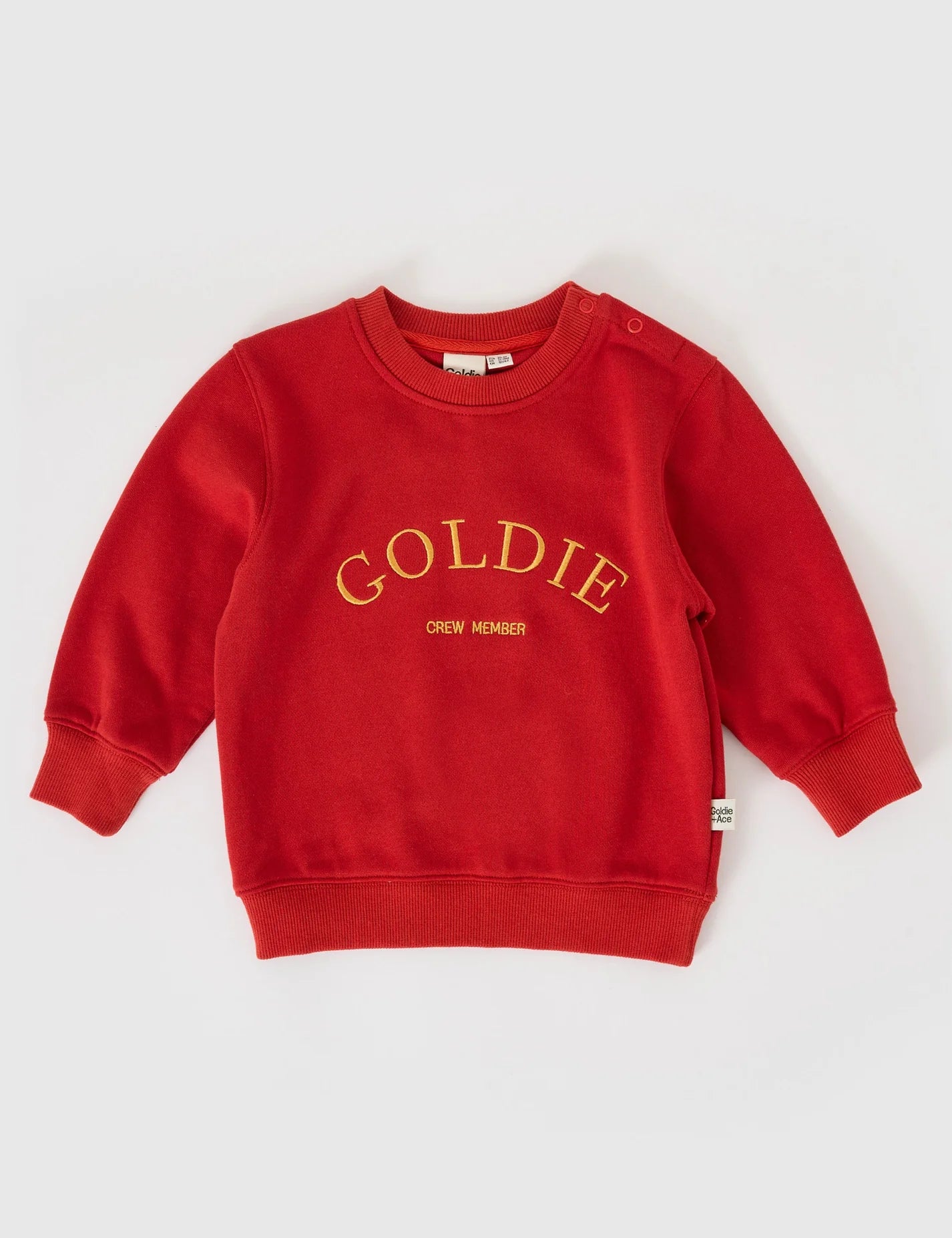 Goldie + Ace Crew Embroidered Sweater