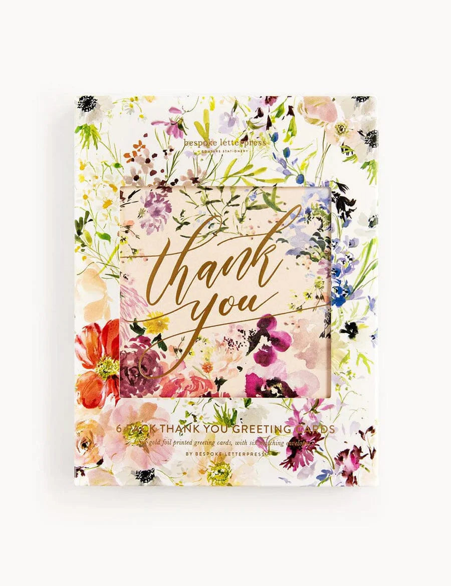 Thank you Greeting Card Boxset - 6 pack