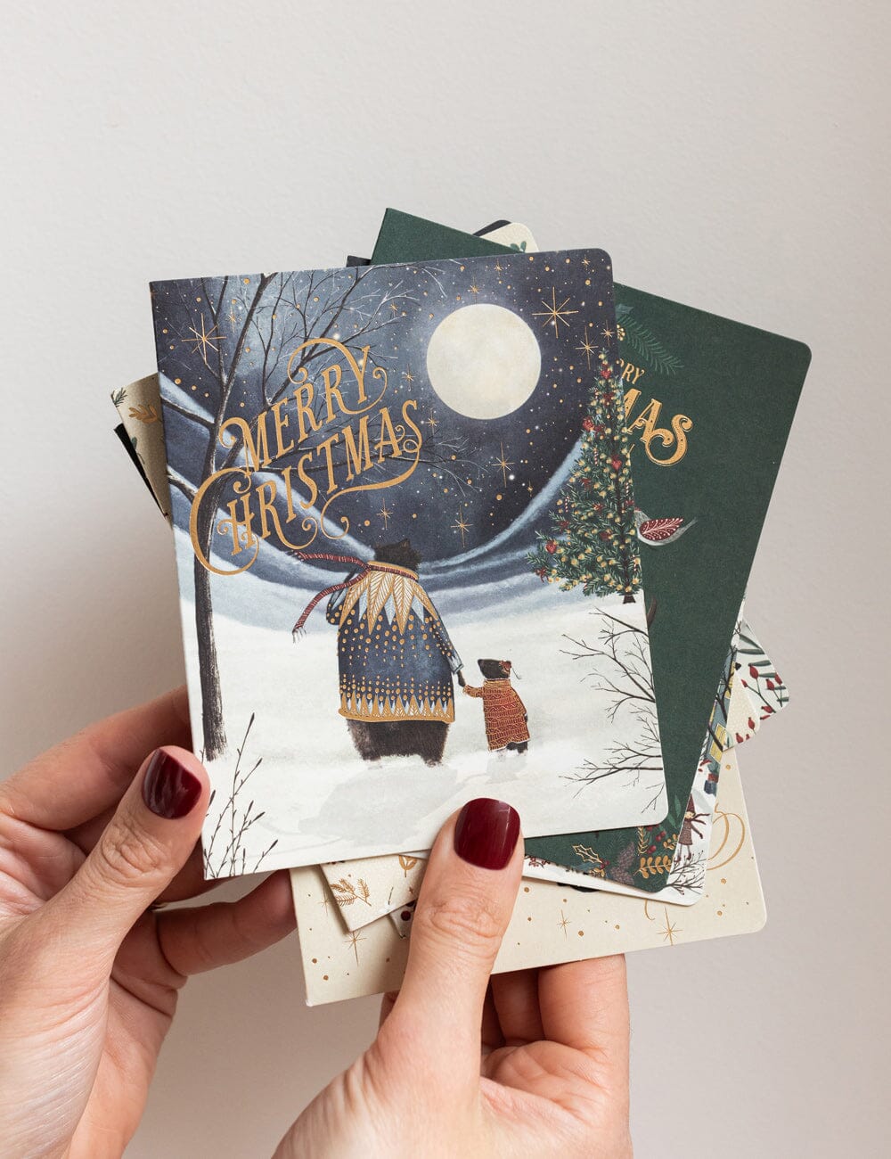 Bespoke Letterpress Christmas Card Boxset - 6 pack