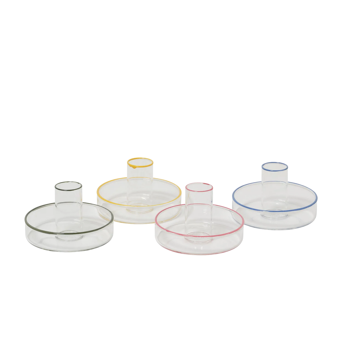 Glass Taper Candle Holders