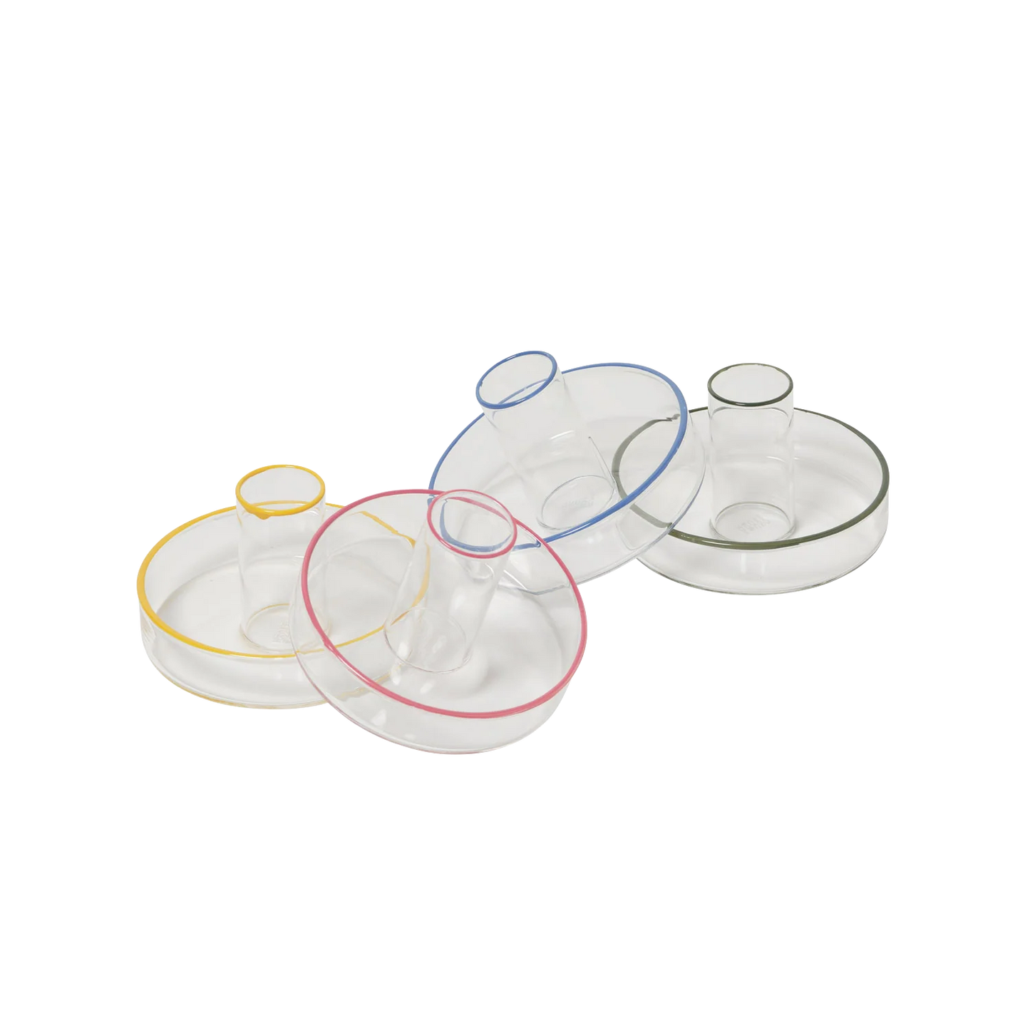 Glass Taper Candle Holders