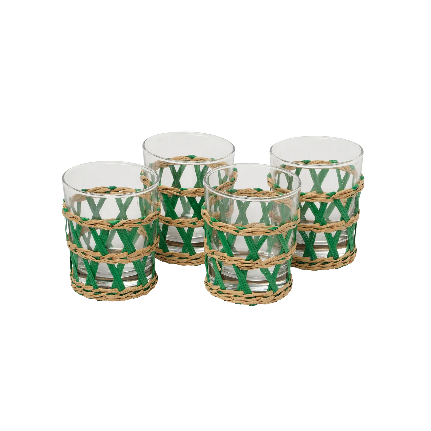 Raffia Glasses