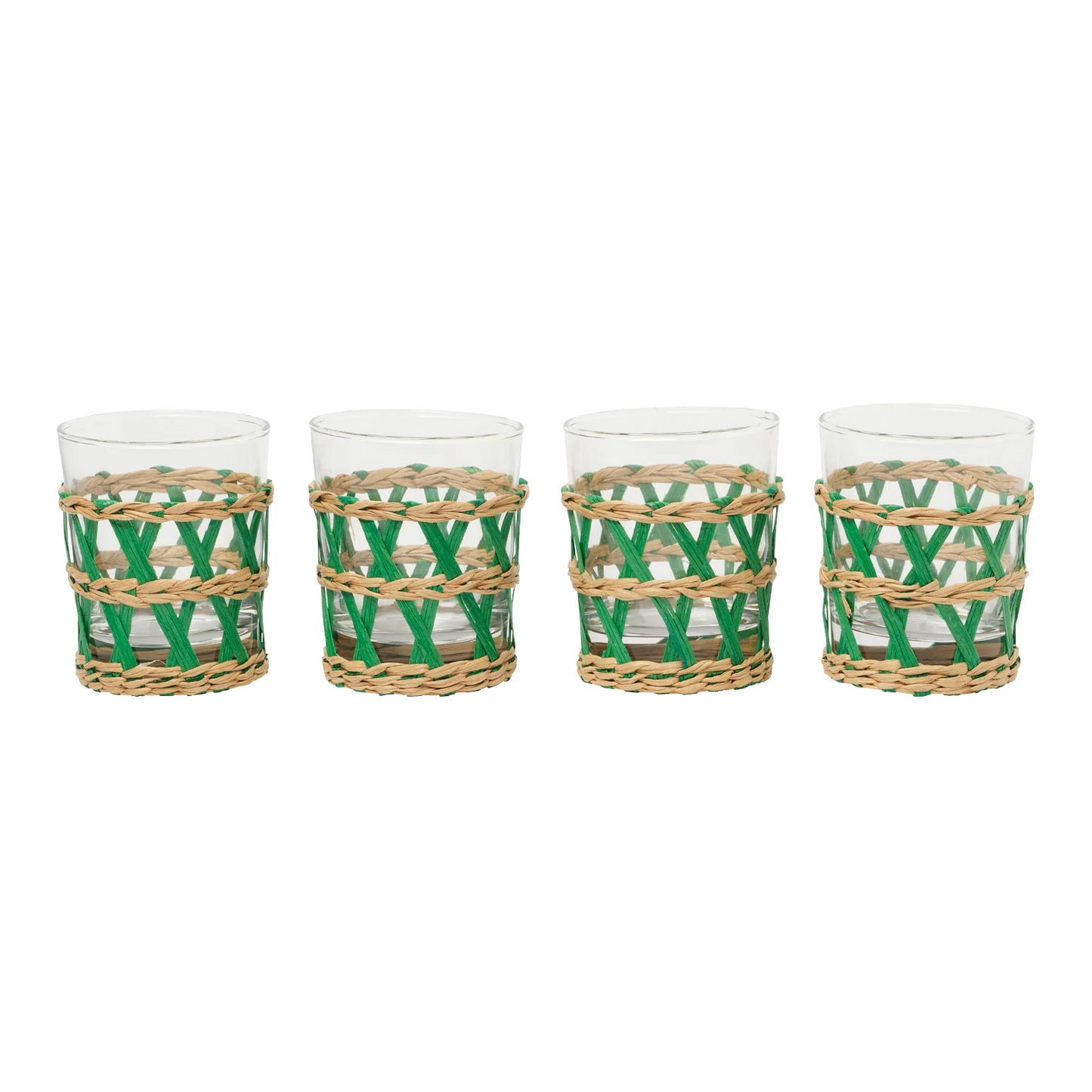 Raffia Glasses