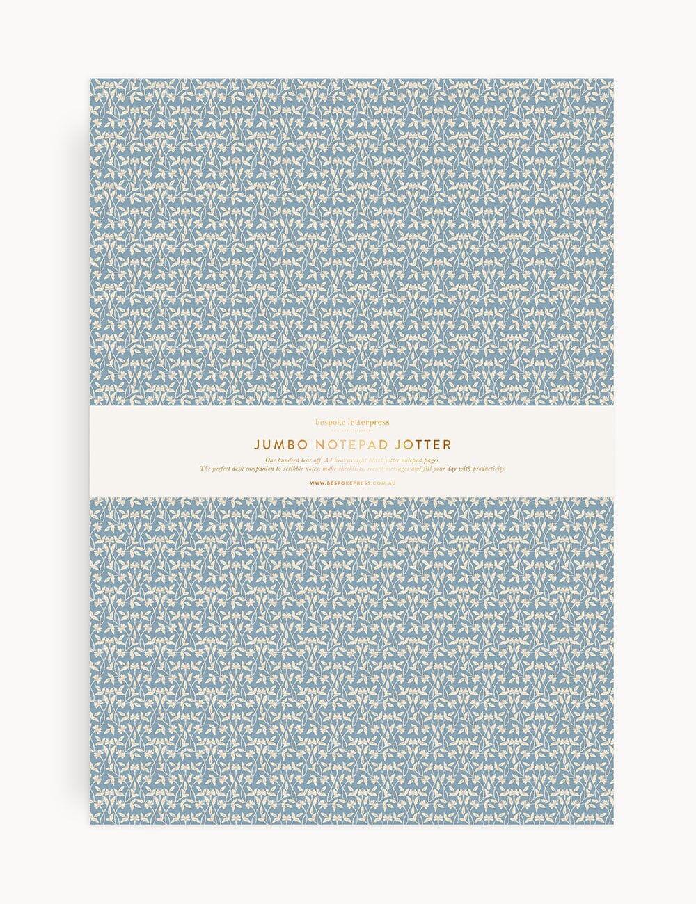 Bespoke Letterpress Notepad Jumbo Jotter