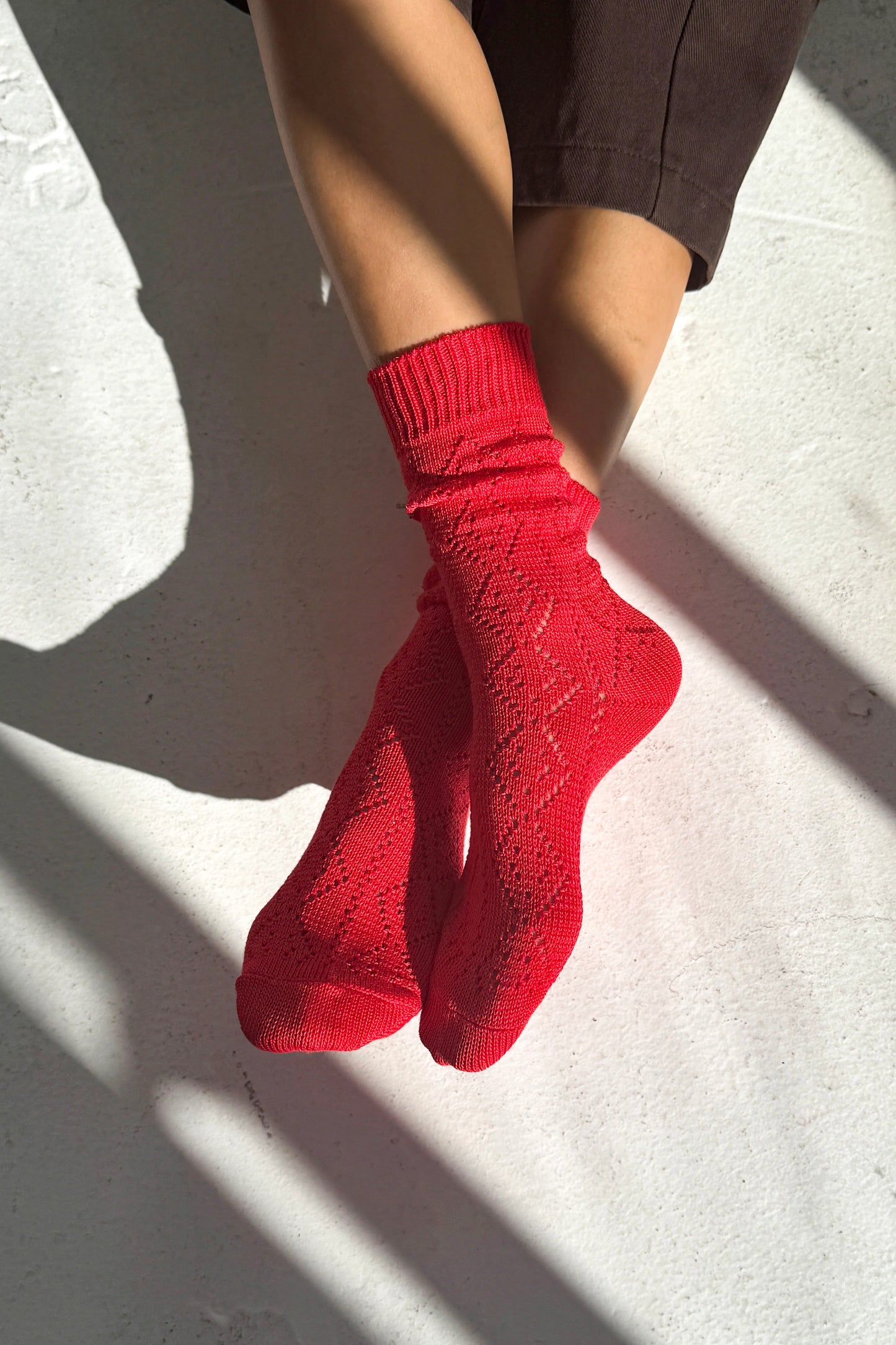 Le Bon Shoppe Modal Eyelet Socks