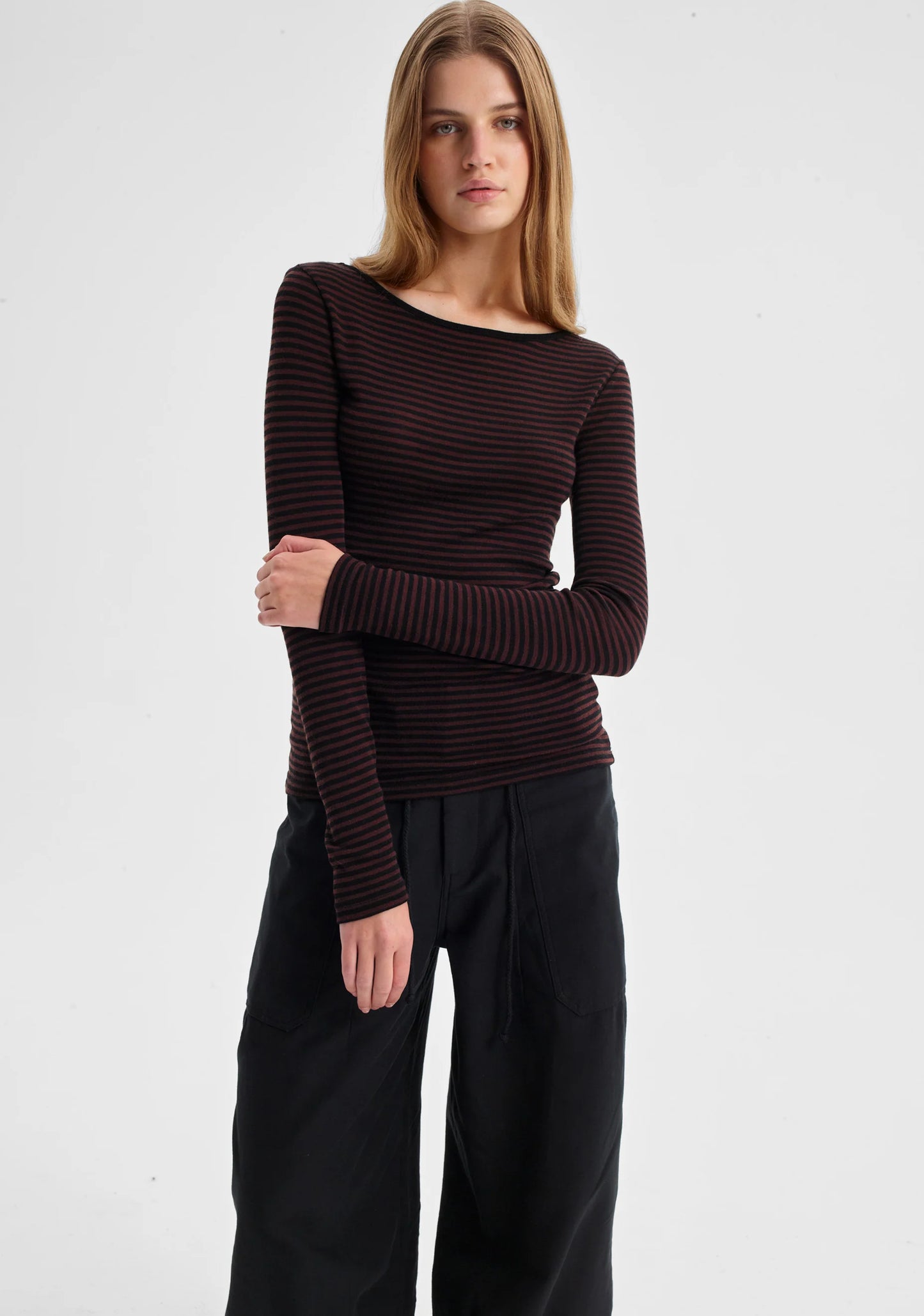 Morrison Merino Stripe Round Neck