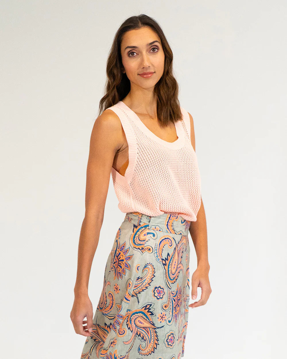 Elms + King Palm Cove Knit Tank