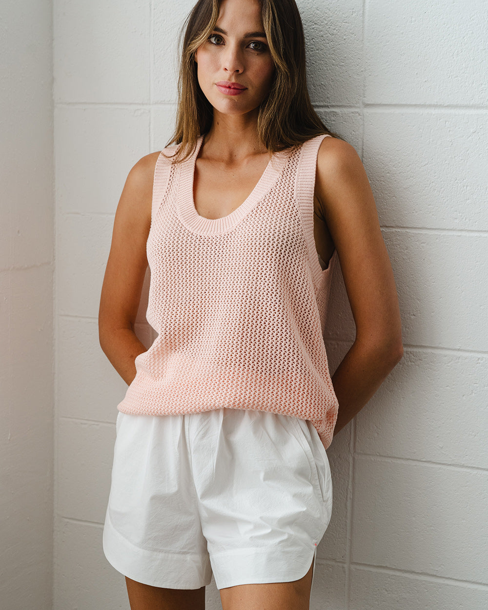 Elms + King Palm Cove Knit Tank