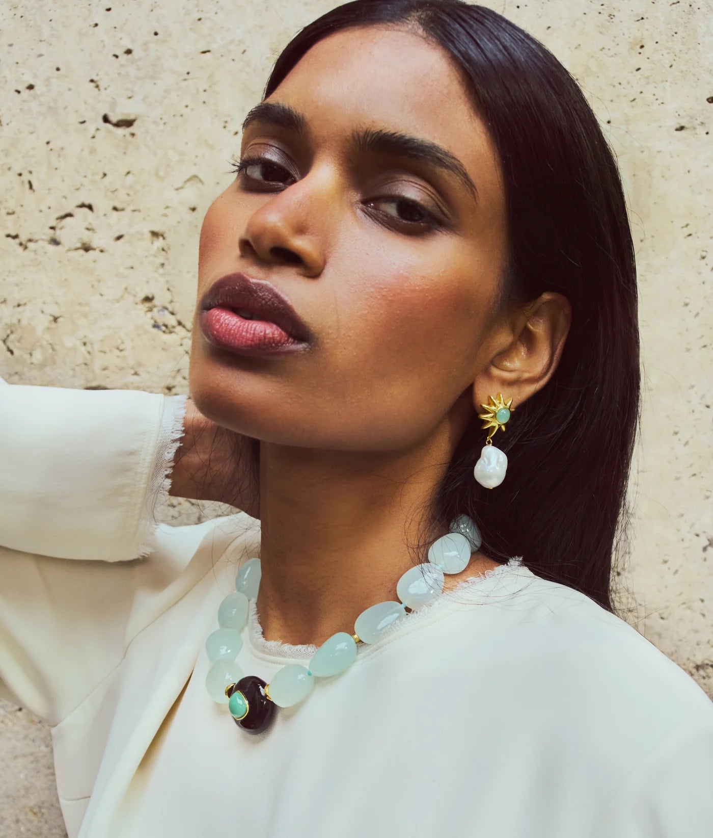 Lizzie Fortunato Helios Drop Earring