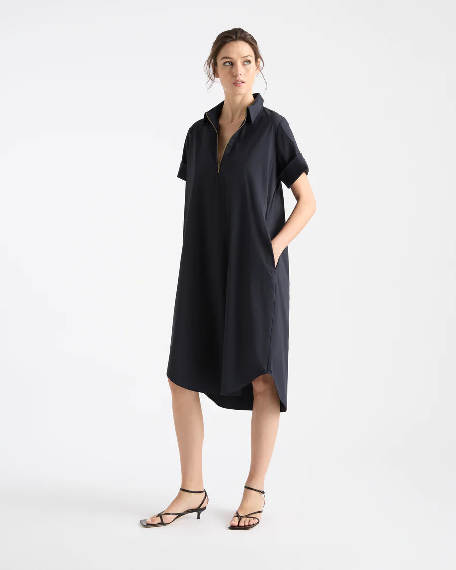 Mela Purdie SS Zip Front Dress