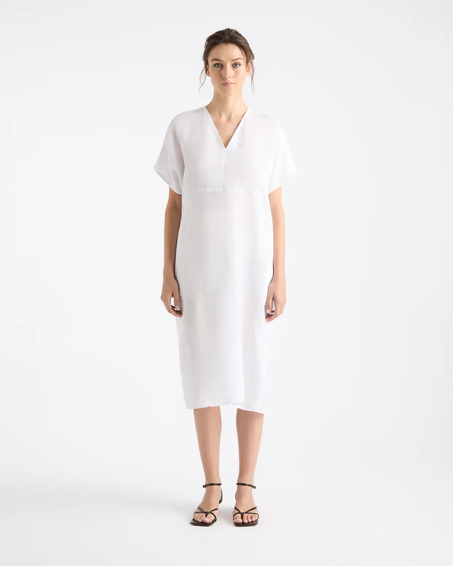Mela Purdie Linen Wedge Dress WAS $345