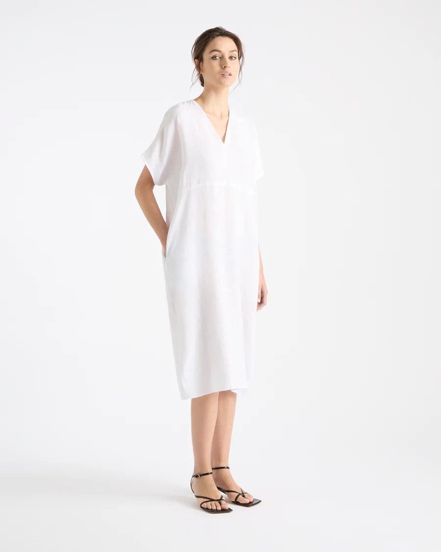 Mela Purdie Linen Wedge Dress WAS $345