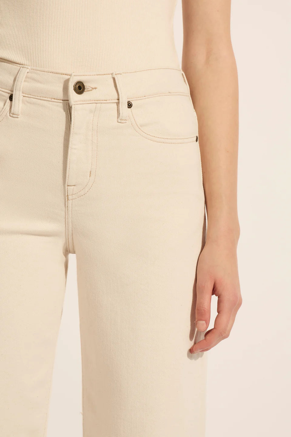 Outland Denim Mia Mid Wide Leg Jean WAS $260