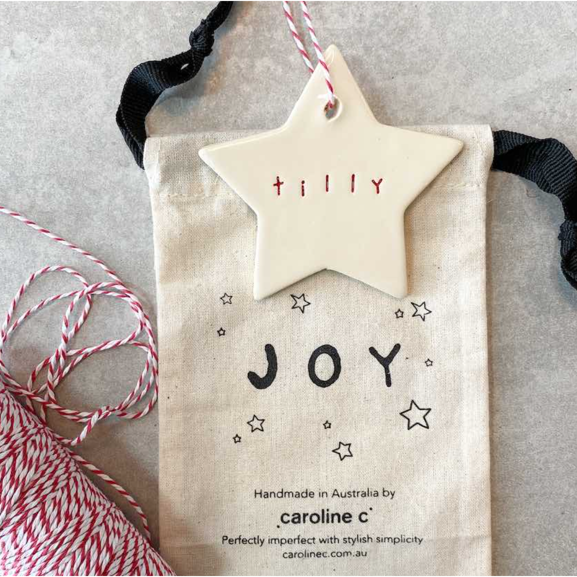 Caroline C Personalised Christmas Decoration