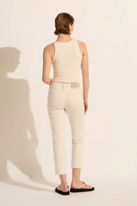 Outland Denim Zoe High Straight Crop Jean WAS $260