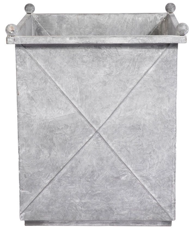 Zinc Versaille Planter