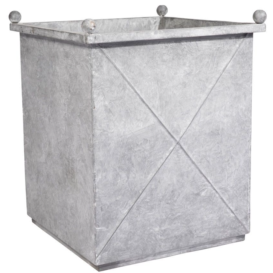 Zinc Versaille Planter