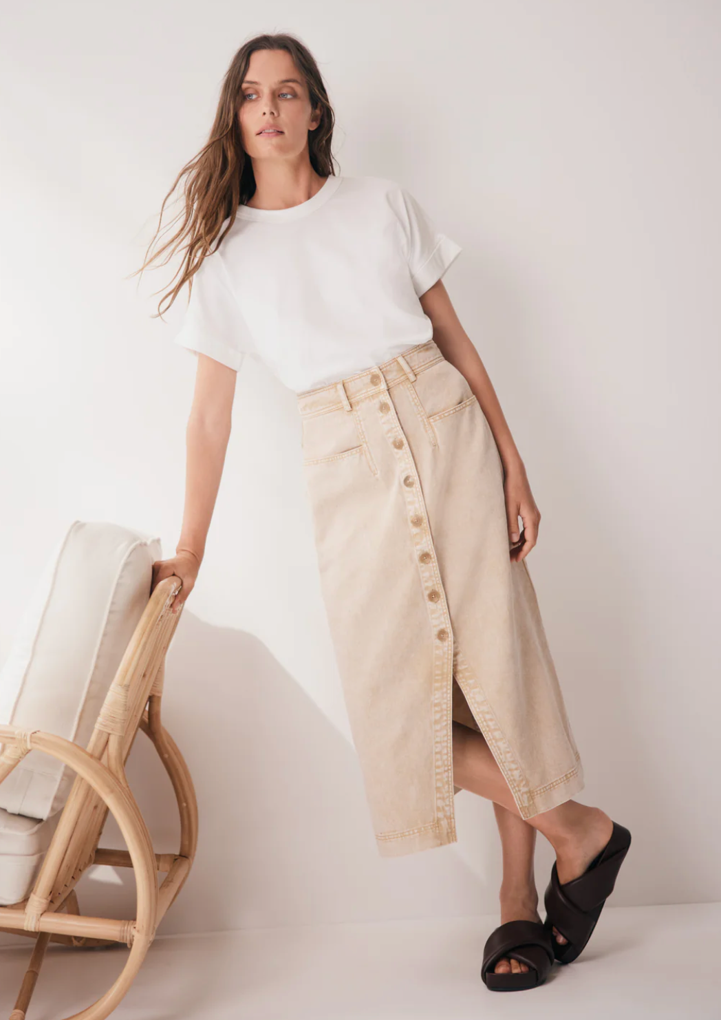 Morrison Tate Denim Skirt