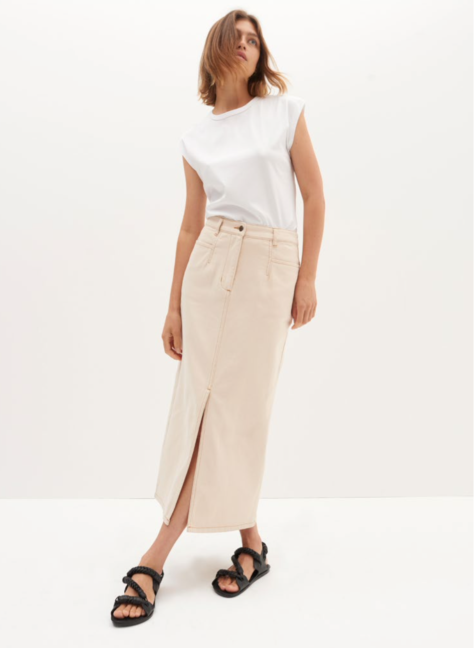 Morrison Blanca Denim Skirt