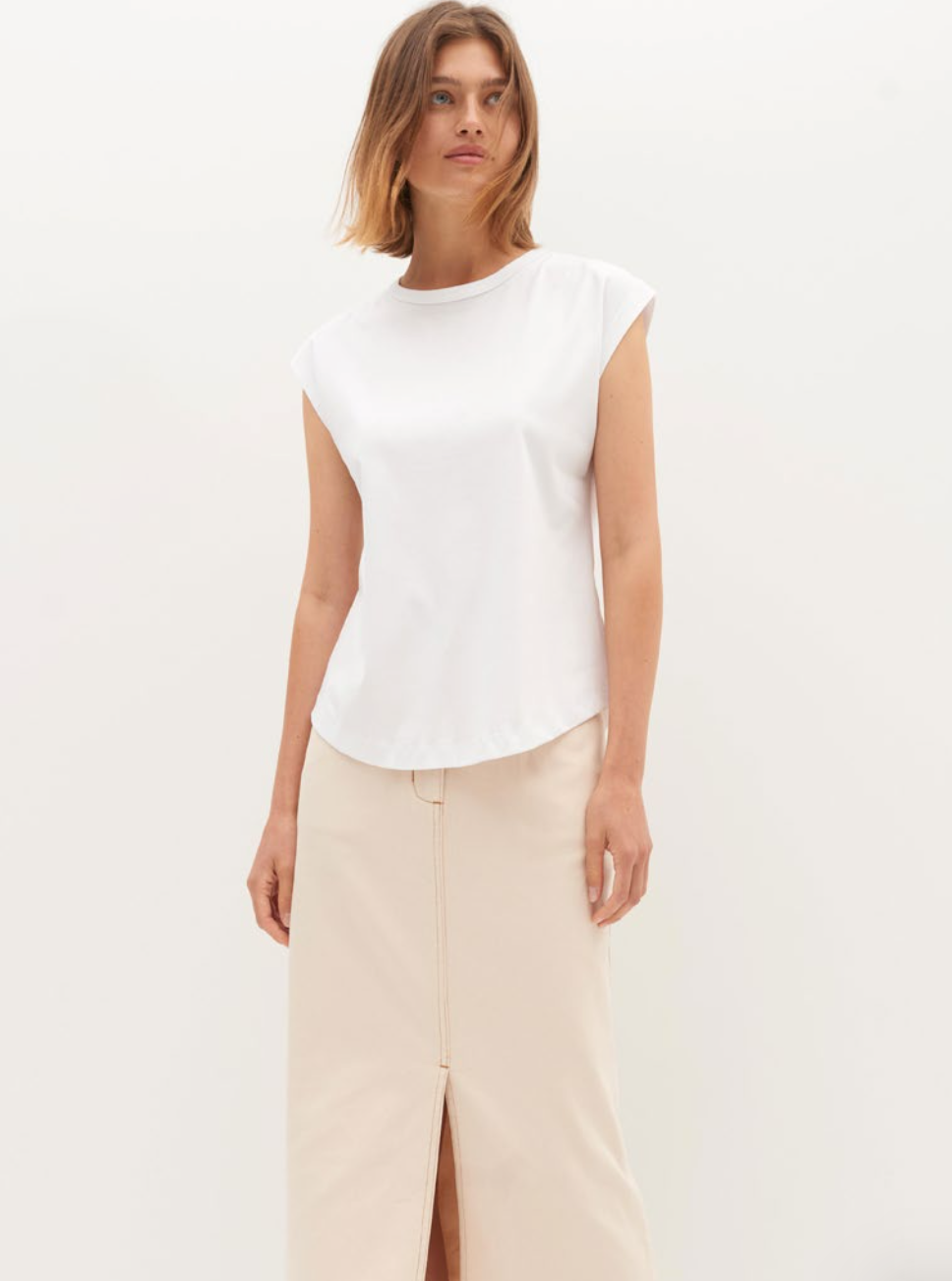 Morrison Blanca Denim Skirt