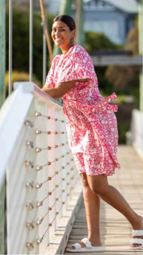 Mandalay Shadow Floral Dress WAS $170