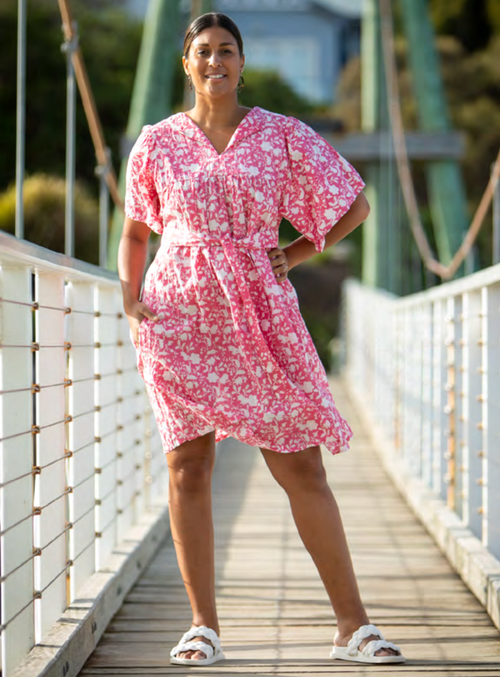 Mandalay Shadow Floral Dress WAS $170