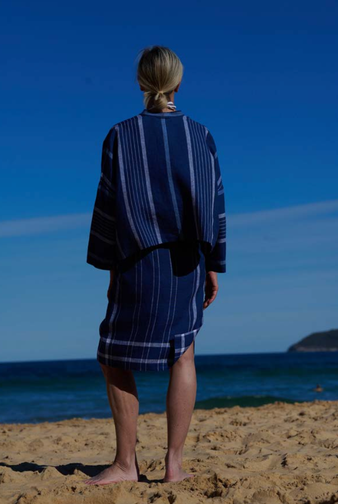 Porcelain Tide Sarong Skirt WAS $320