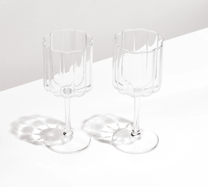 Fazeek Wave Wine Glasses