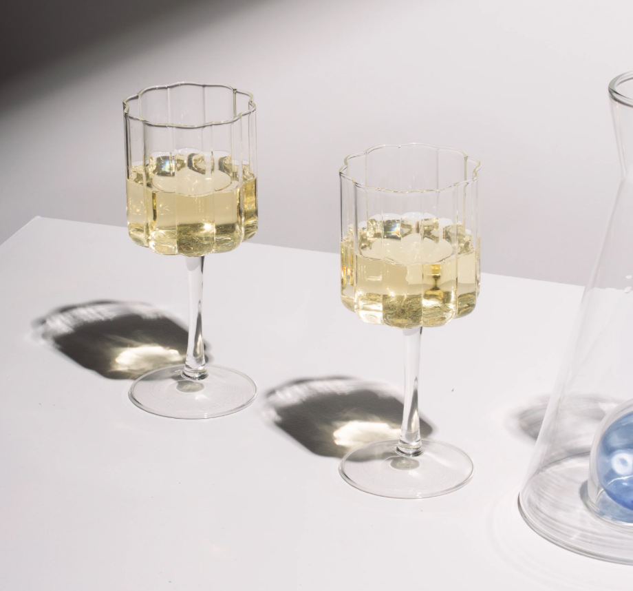Fazeek Wave Wine Glasses