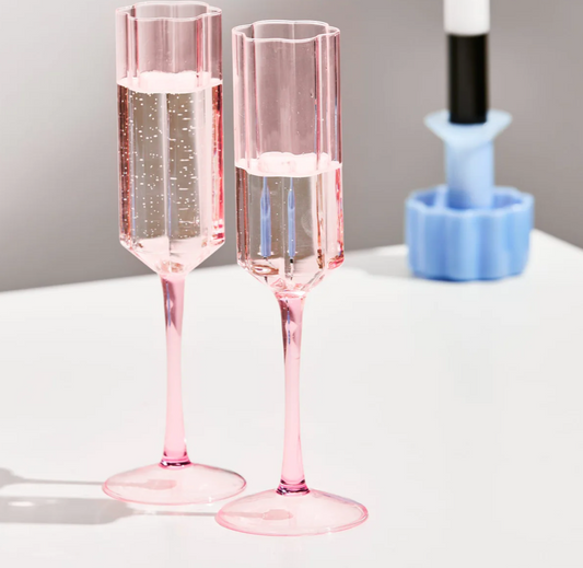Fazeek Wave Flute Glasses