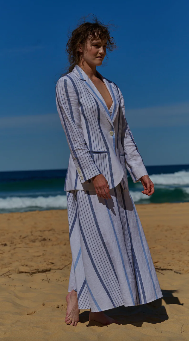 Porcelain Long A Line Skirt WAS $380