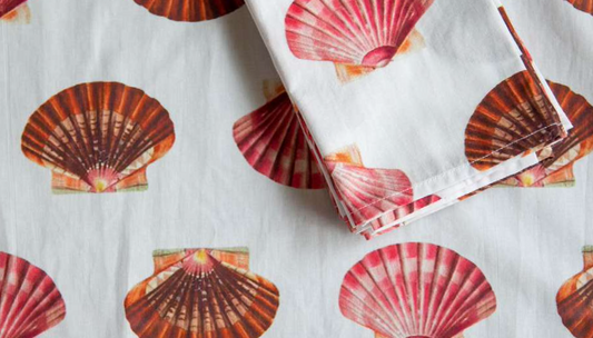 Mandalay Designs Scallop Shell Napkins