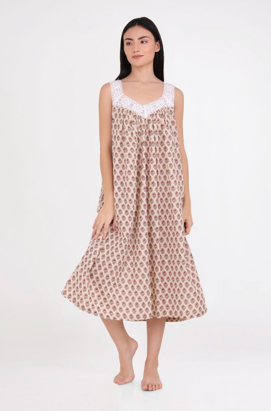 Laced V-Neck Nightie