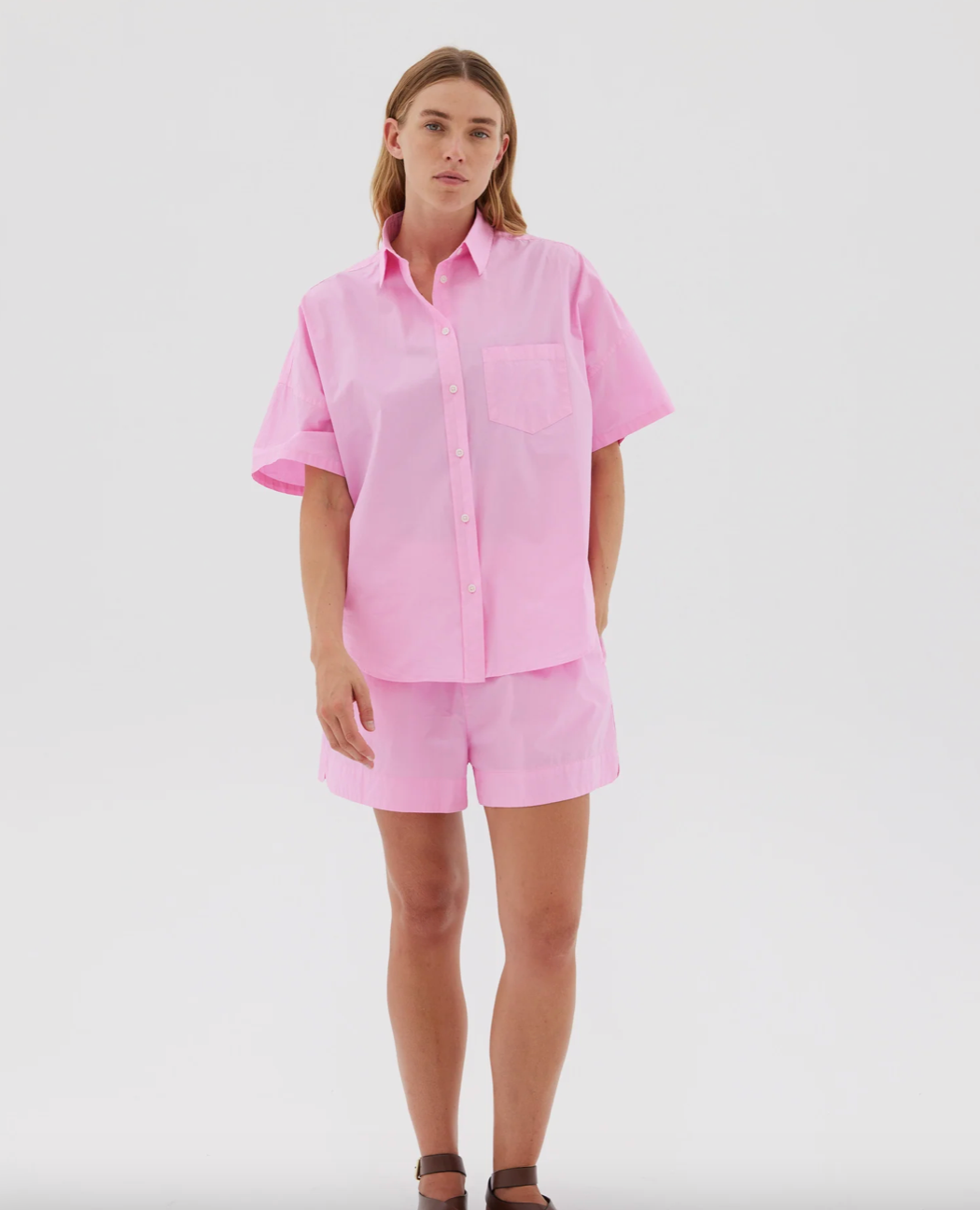 LMND Chiara Short Sleeve Shirt WAS $140