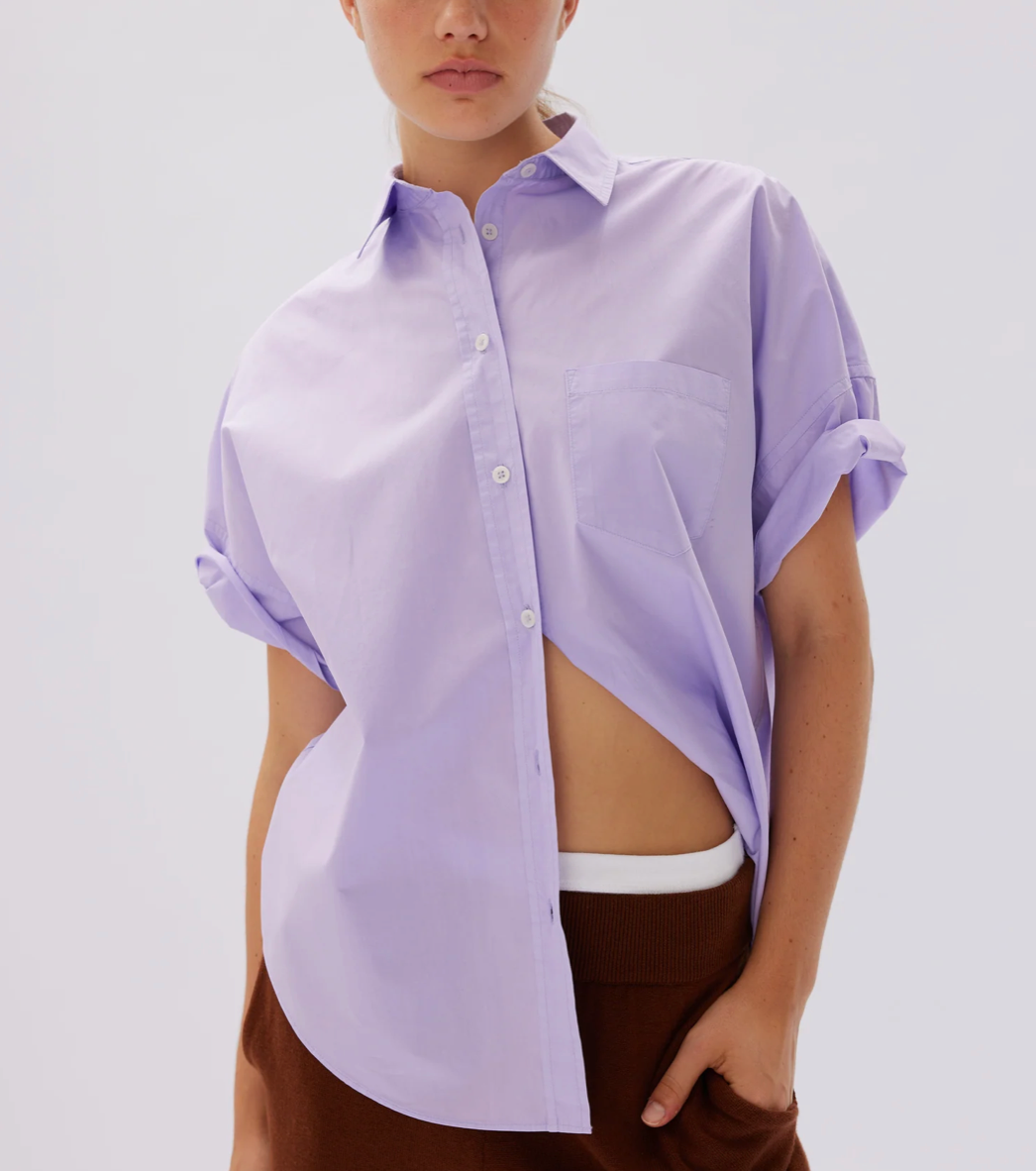 LMND Chiara Short Sleeve Shirt WAS $140