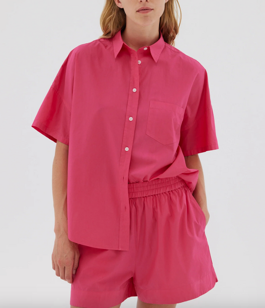 LMND Chiara Short Sleeve Shirt WAS $140