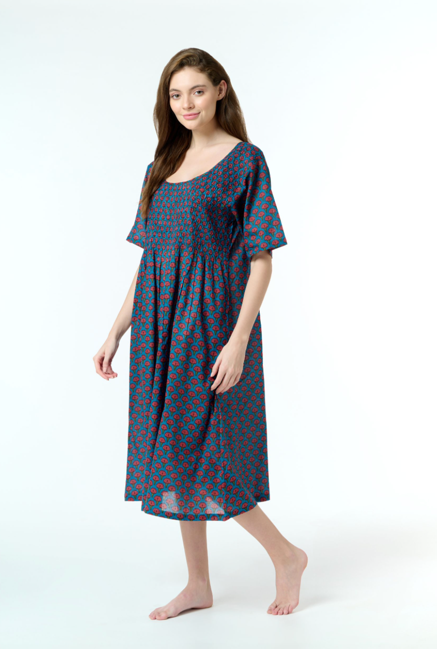 Shirred Bodice Nightie WAS $70