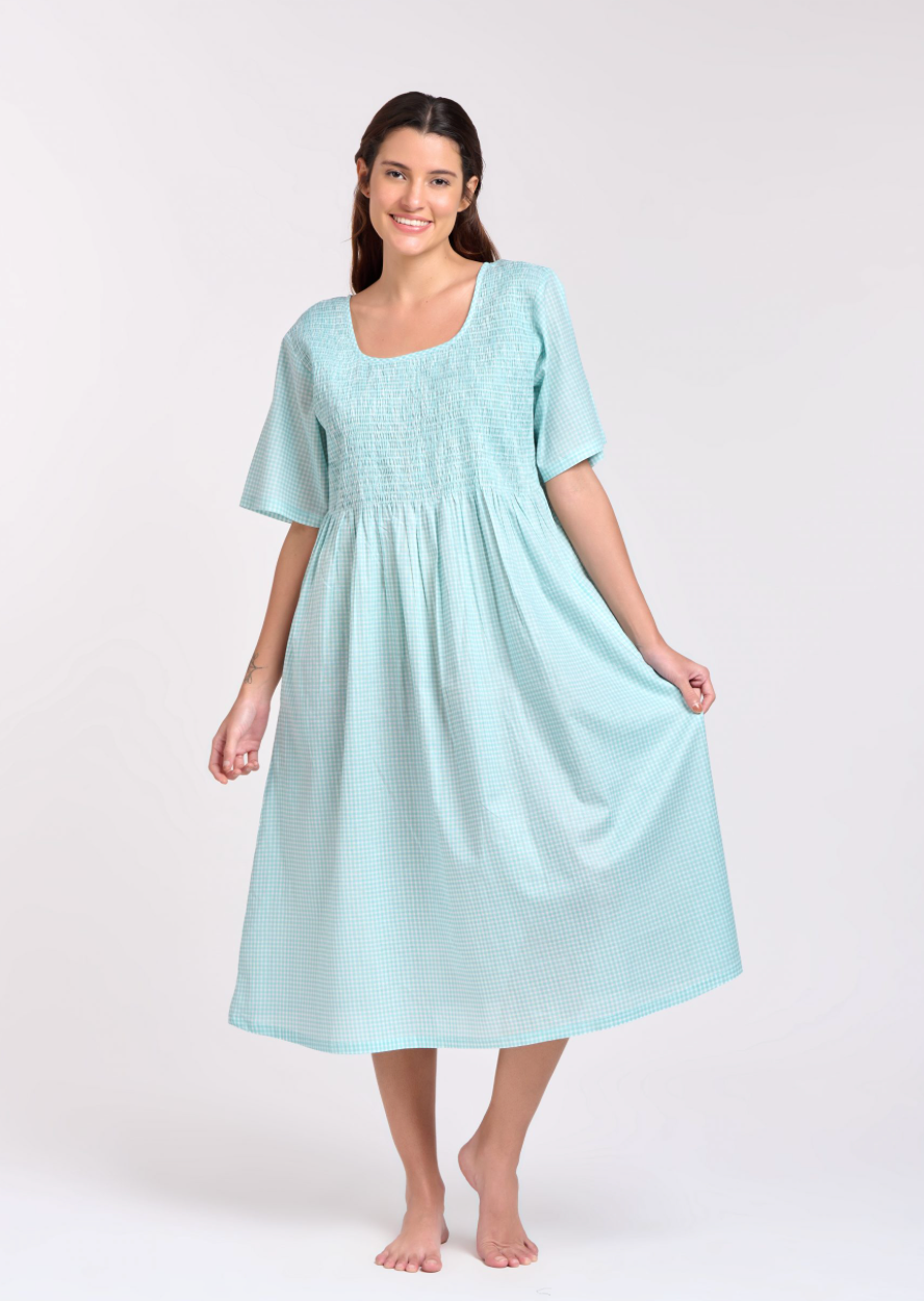 Shirred Bodice Nightie WAS $70