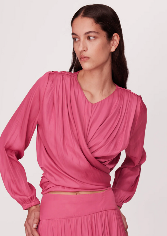 Morrison Oriana Wrap Top WAS $300