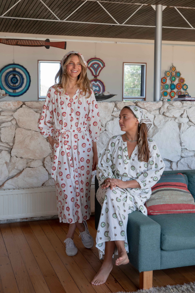 Mandalay Seaweed Bud Maxi Dress WAS $245