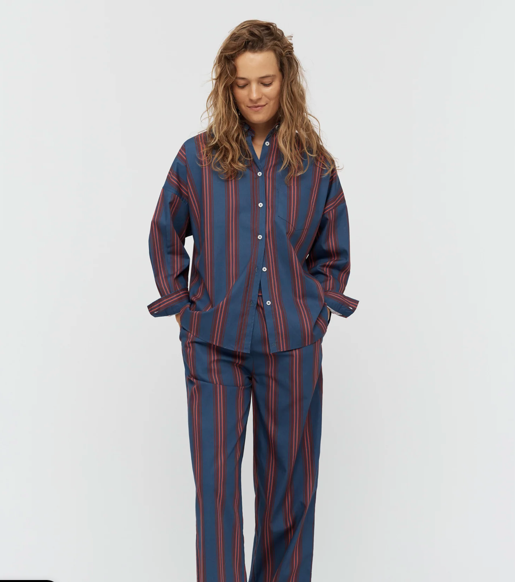 LMND Chiara Classic Stripe Shirt WAS $190