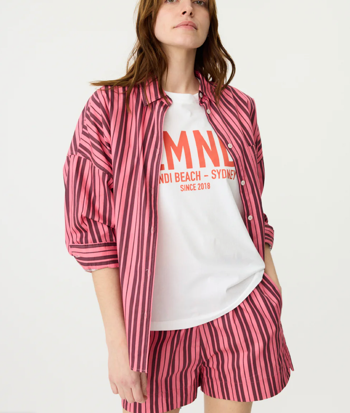 LMND Chiara Classic Stripe Short WAS $160