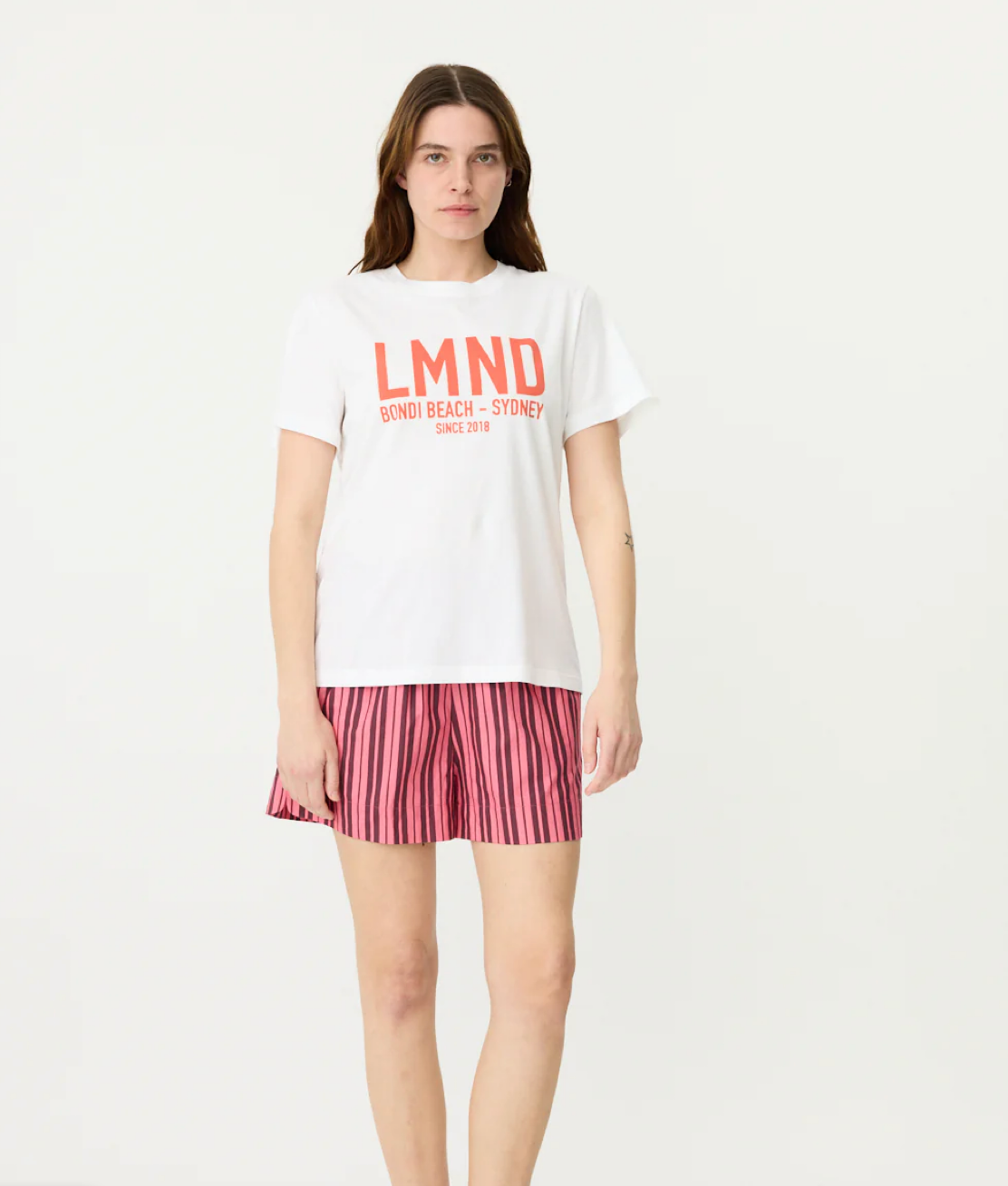 LMND Chiara Classic Stripe Short WAS $160