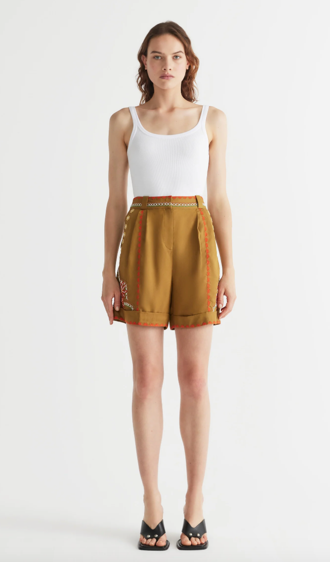 Antipodean Flower Seeker Tuck Short WAS $545