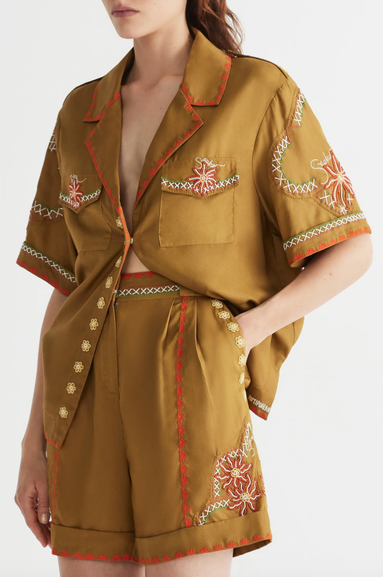 Antipodean Flower Seeker Tuck Short WAS $545