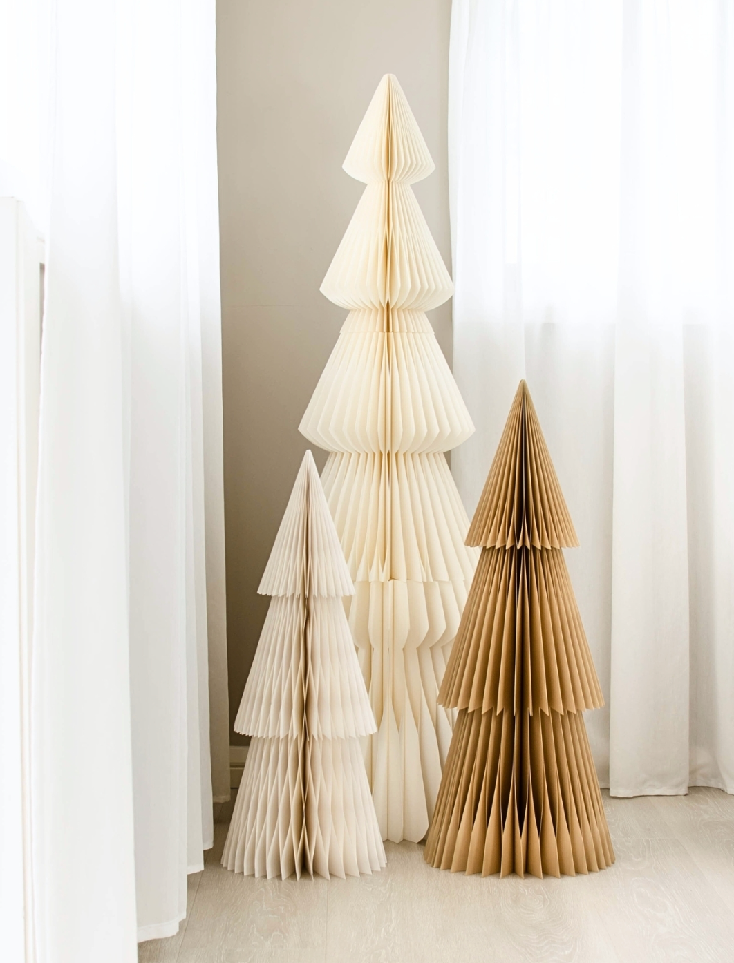 Evergreen Tree Standing Olive Green