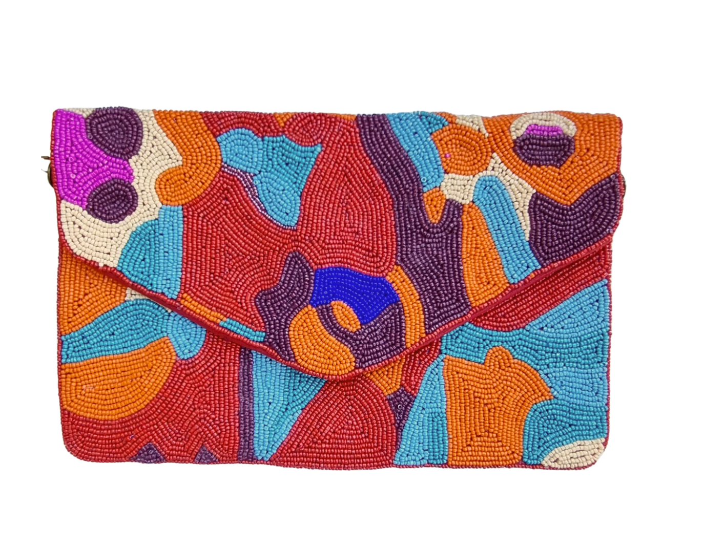 Zoda Beaded Clutch Bag